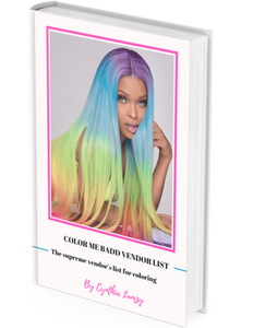 COLOR ME BADD VENDORS LIST & FACEBOOK CLUB